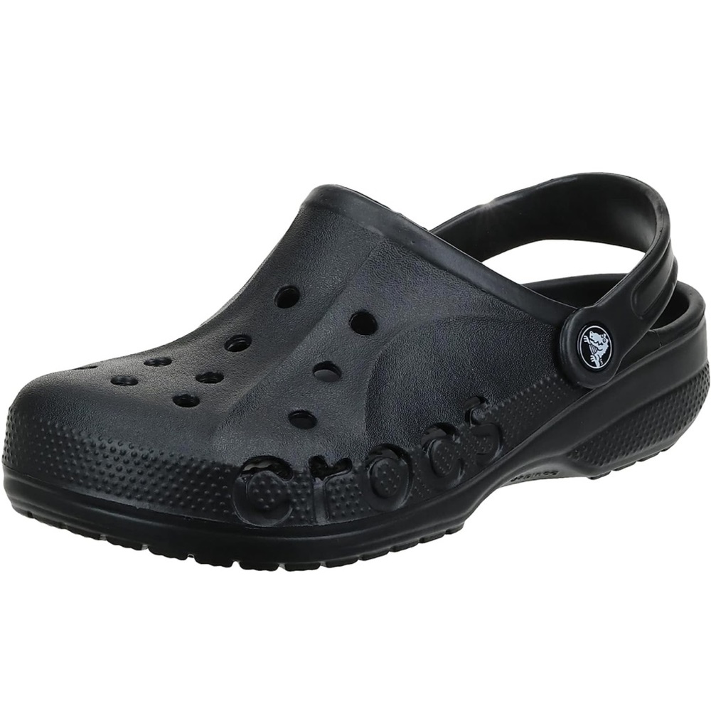 (Size 10) UNISEX Black Crocs Baya Clogs NWOT